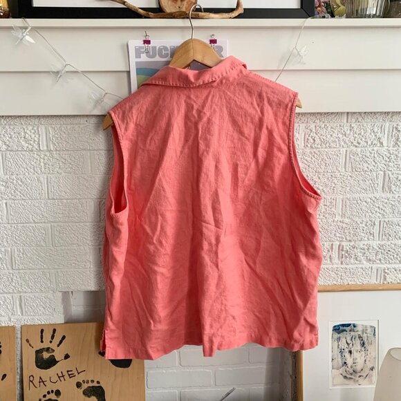 Pink Linen Shirt - Picture 2 of 3